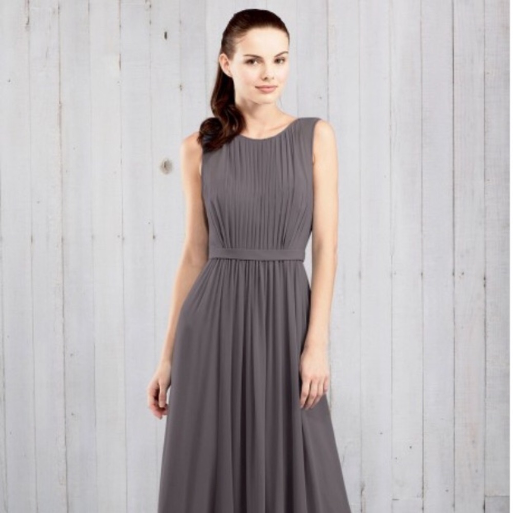 Jenny Yoo “Vivienne” dress in charcoal